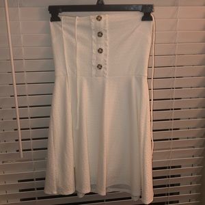 White button dress
